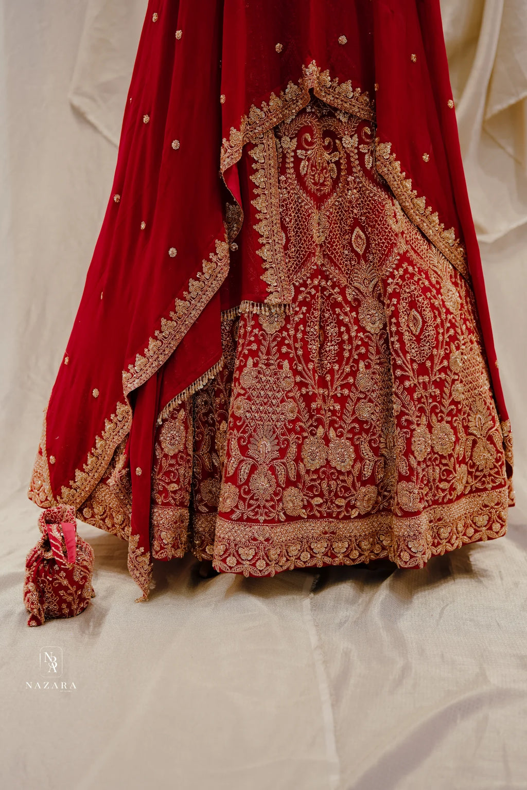 Magenta & Rani Pink Bridal Lehenga