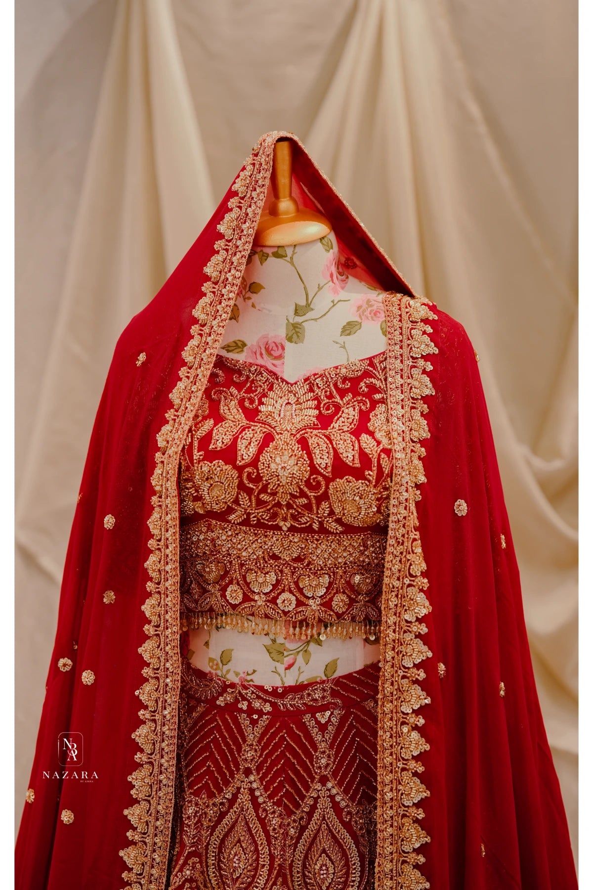 Magenta & Rani Pink Bridal Lehenga