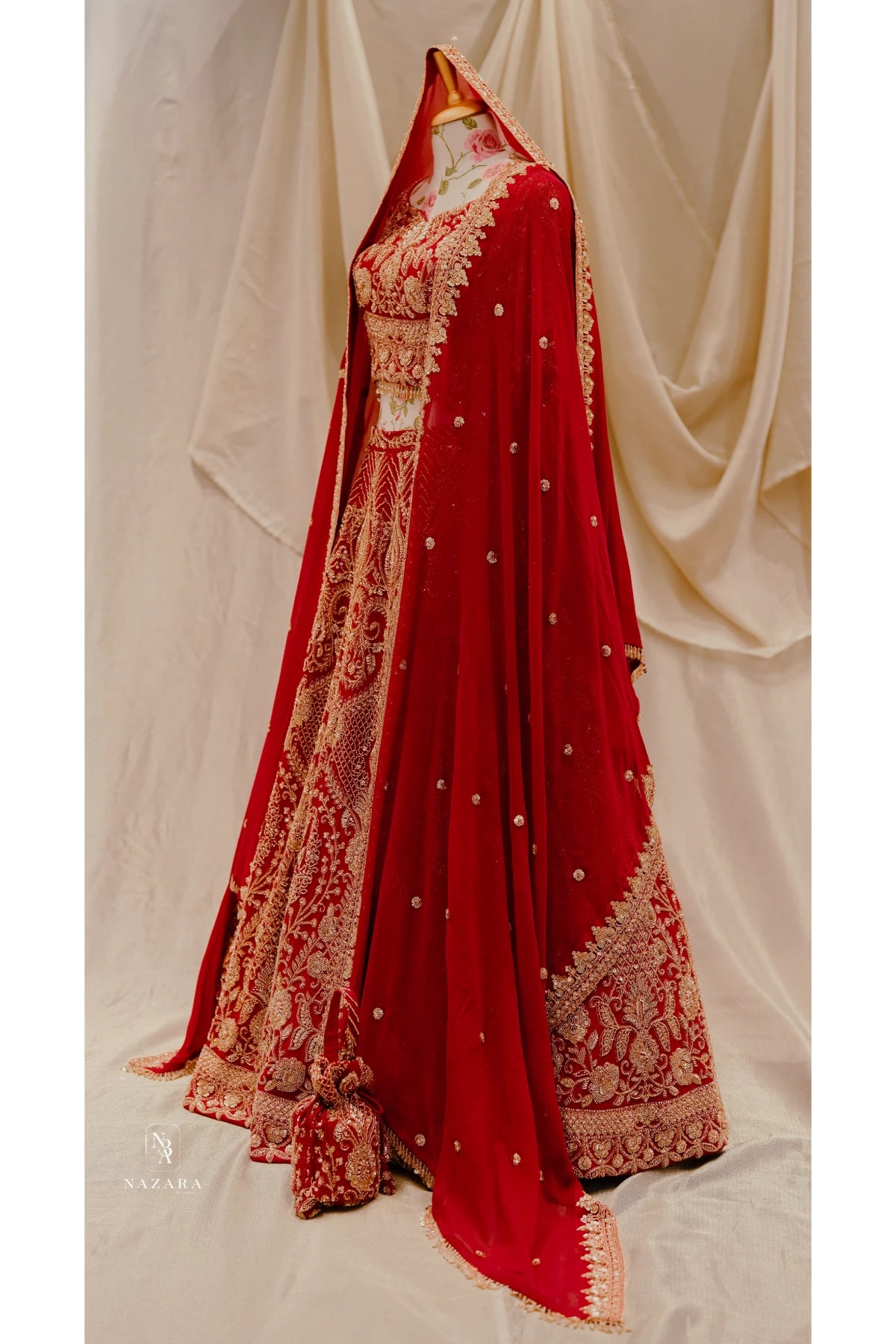 Magenta & Rani Pink Bridal Lehenga