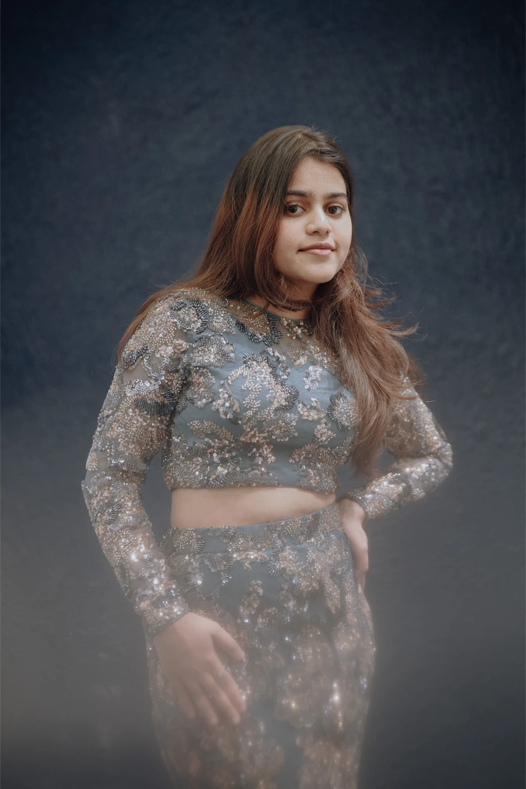 Fishcut lehenga for kids
