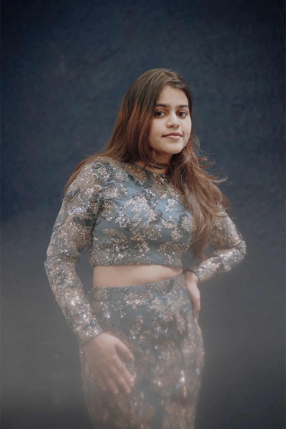 Fishcut lehenga for kids