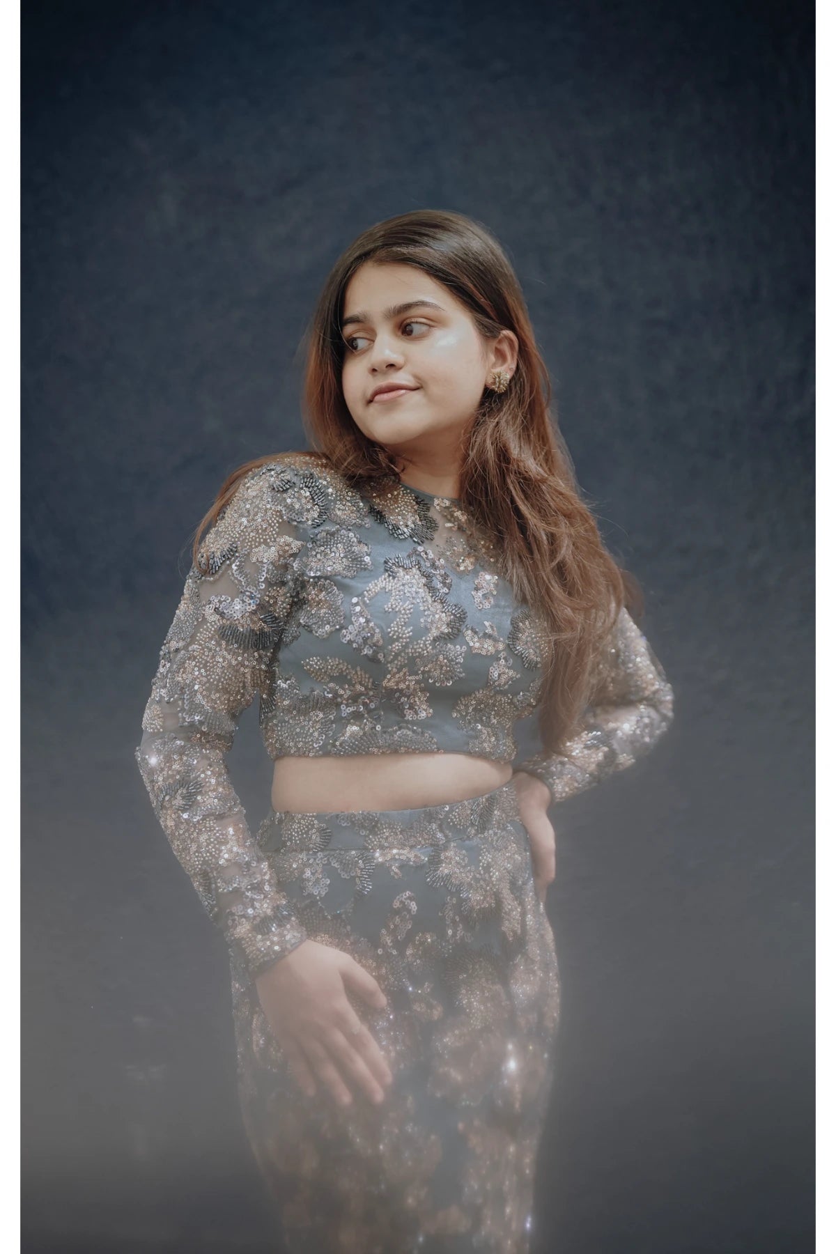 Fishcut lehenga for kids