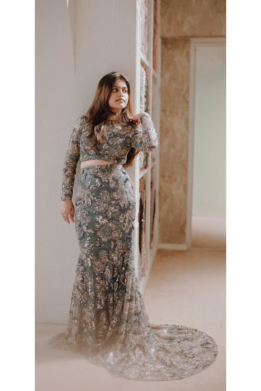 Fishcut lehenga for kids
