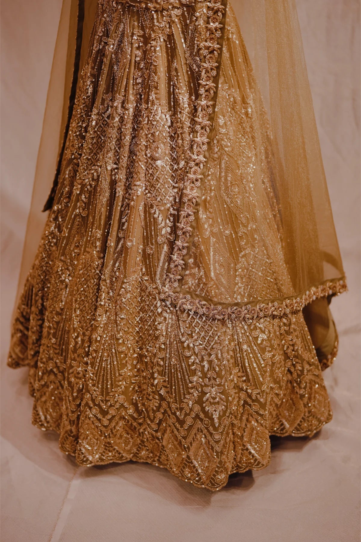 Mehendi Green Bridal Lehenga