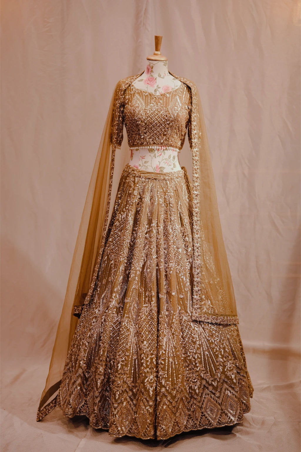 Mehendi Green Bridal Lehenga