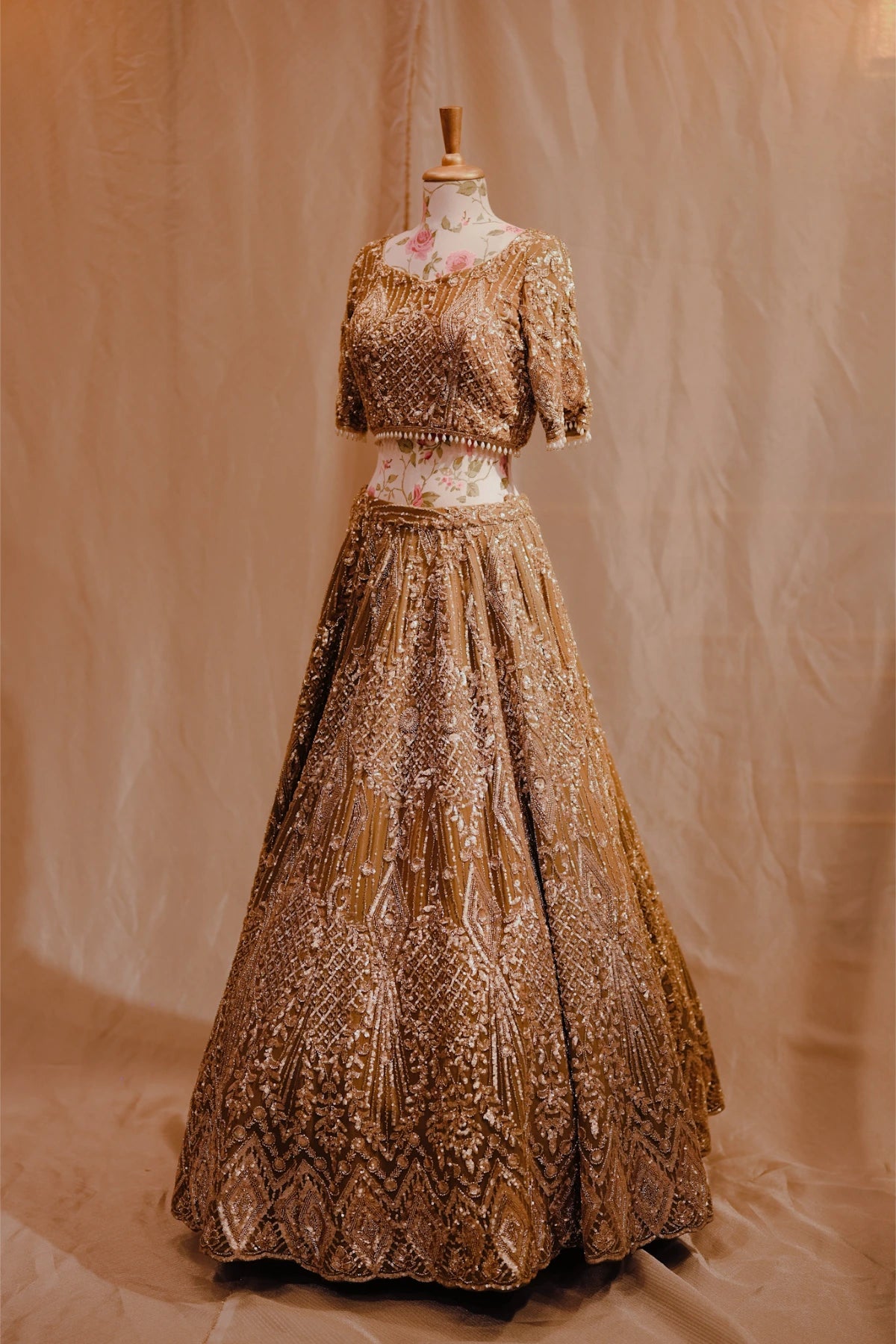 Mehendi Green Bridal Lehenga