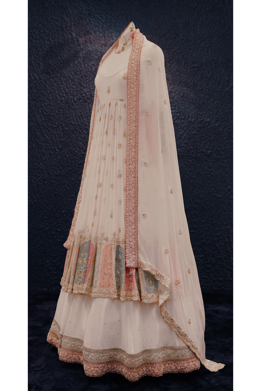Pakistani White Nikah Outfit