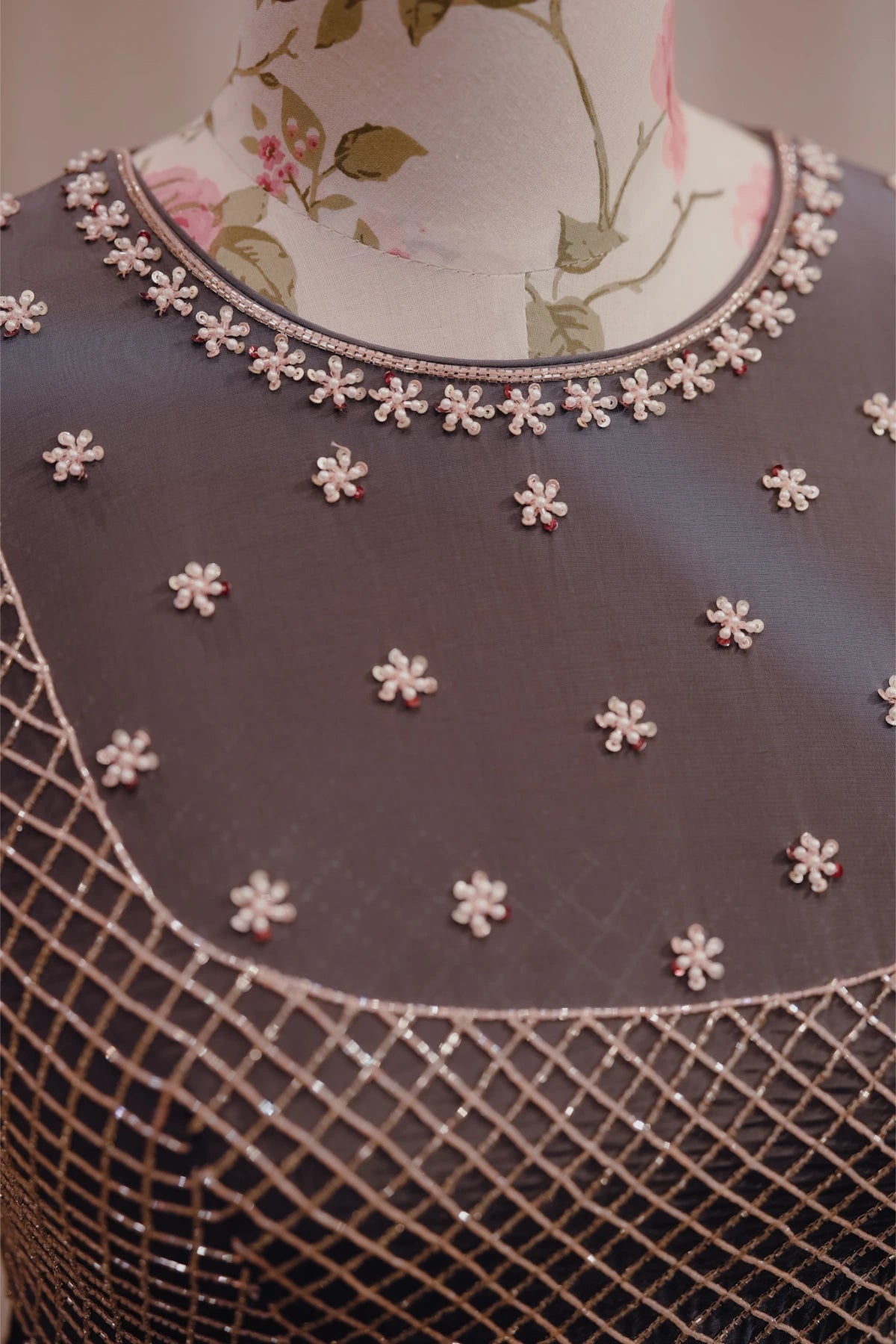 Pakistani Lehenga Dark Grey