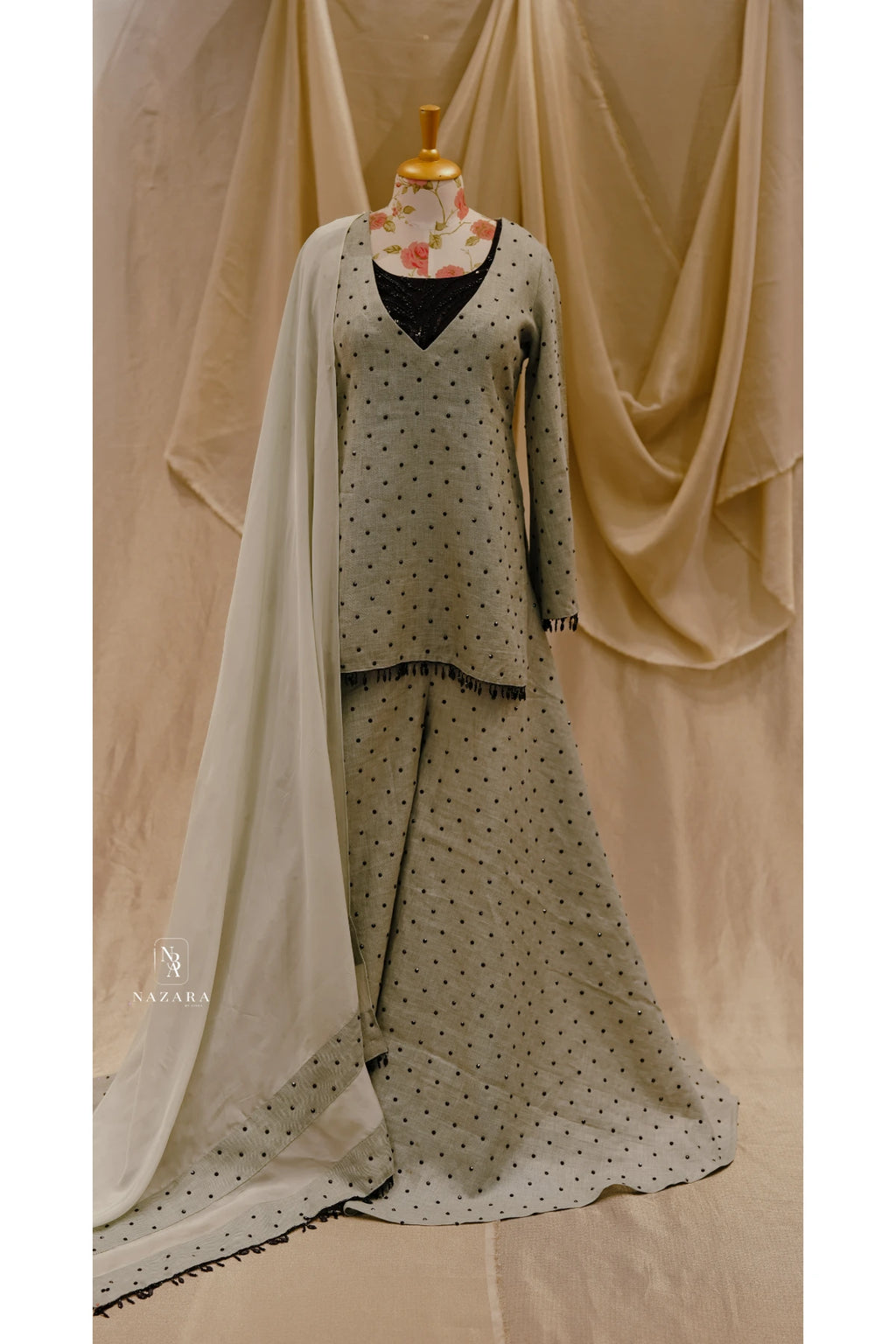 Short Top Palazzo Pants