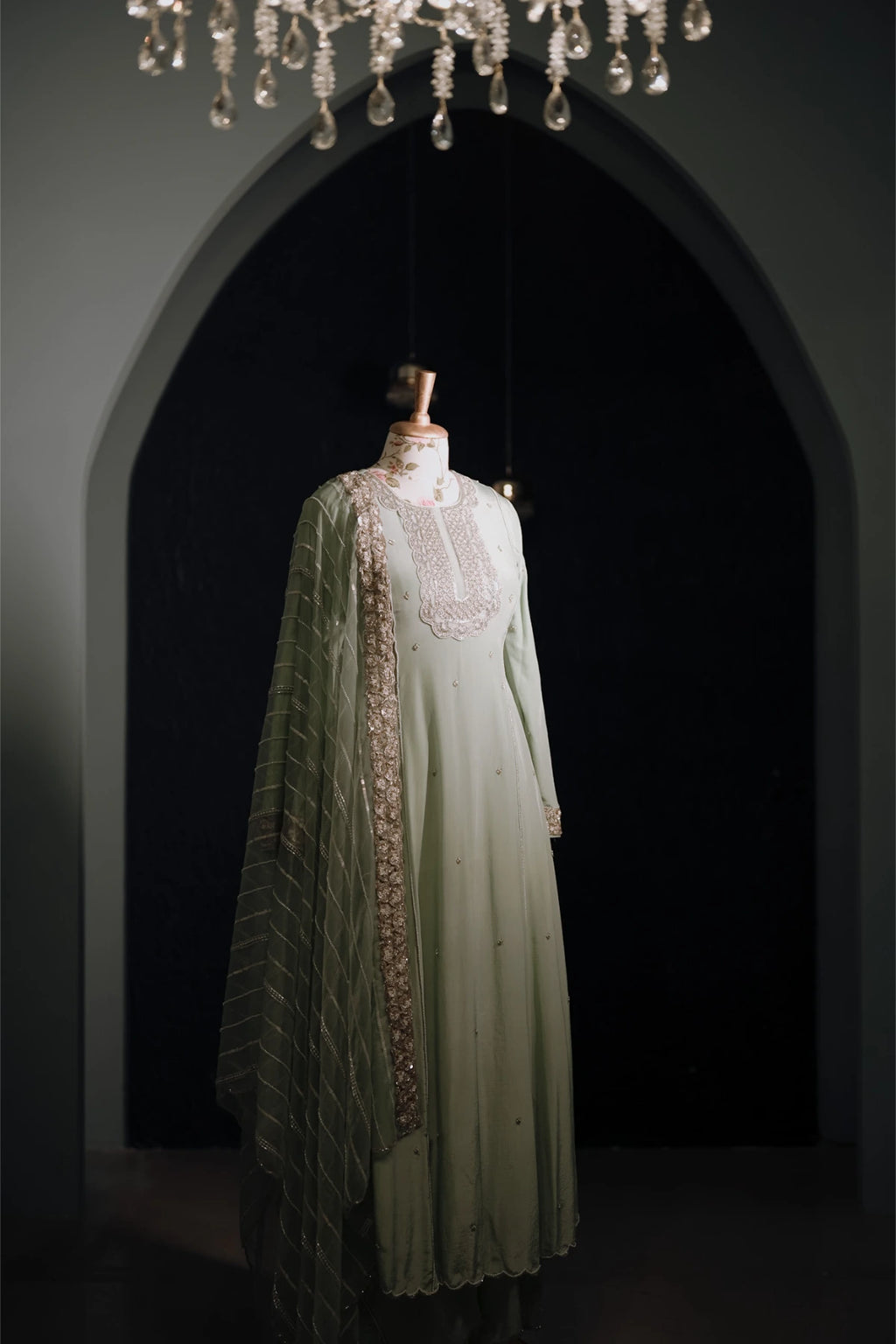 Mint Green Anarkali