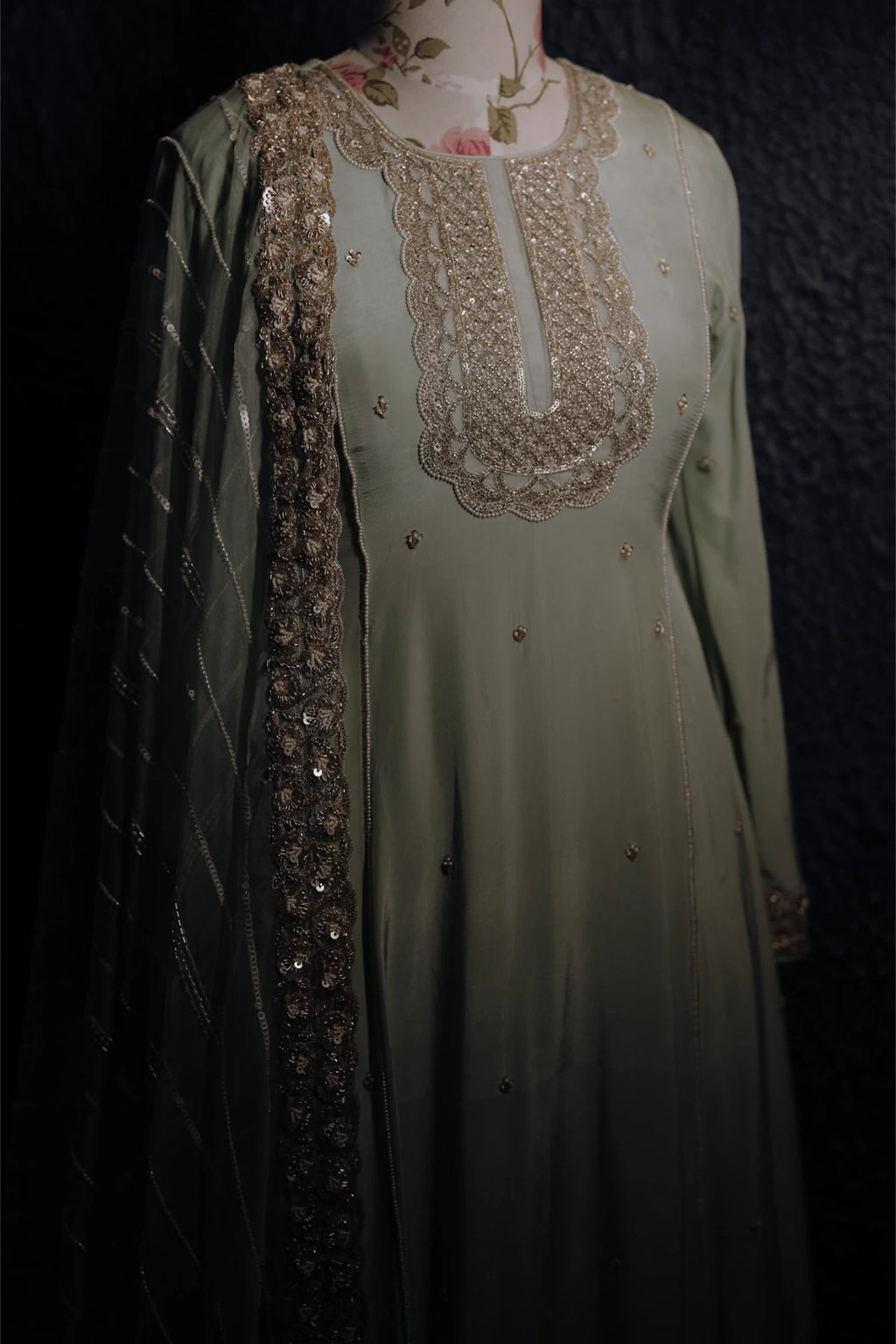 Mint Green Anarkali