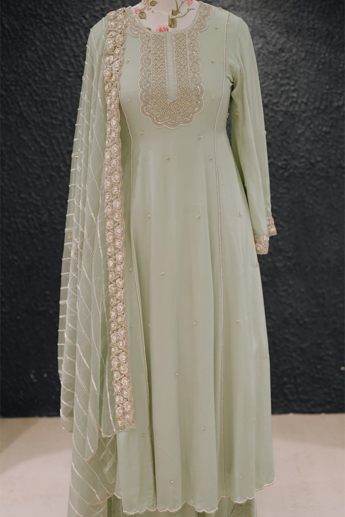 Mint Green Anarkali